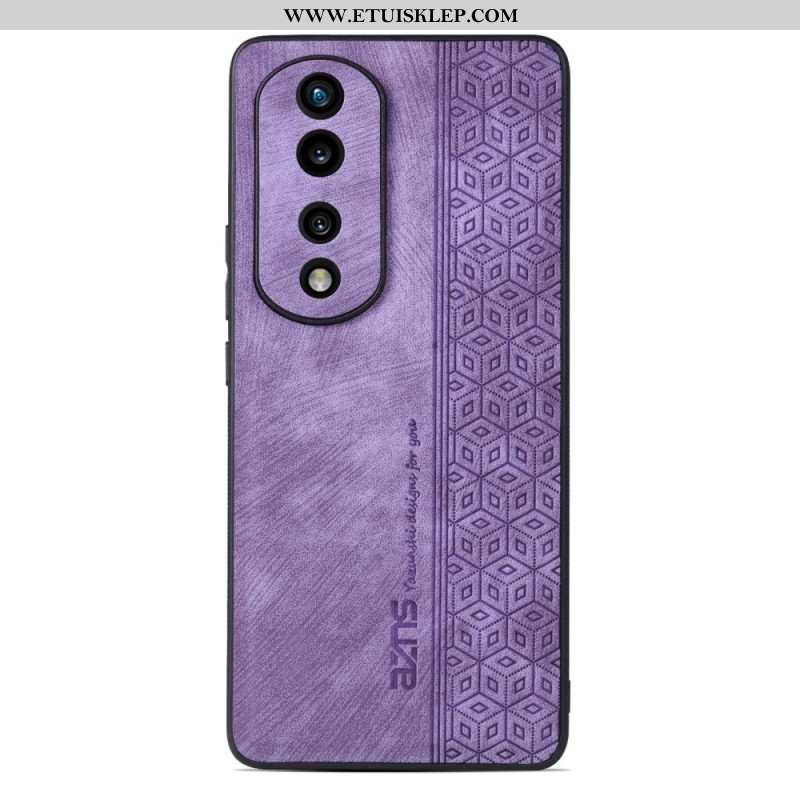 Etui do Honor 70 Efekt Skóry Azns